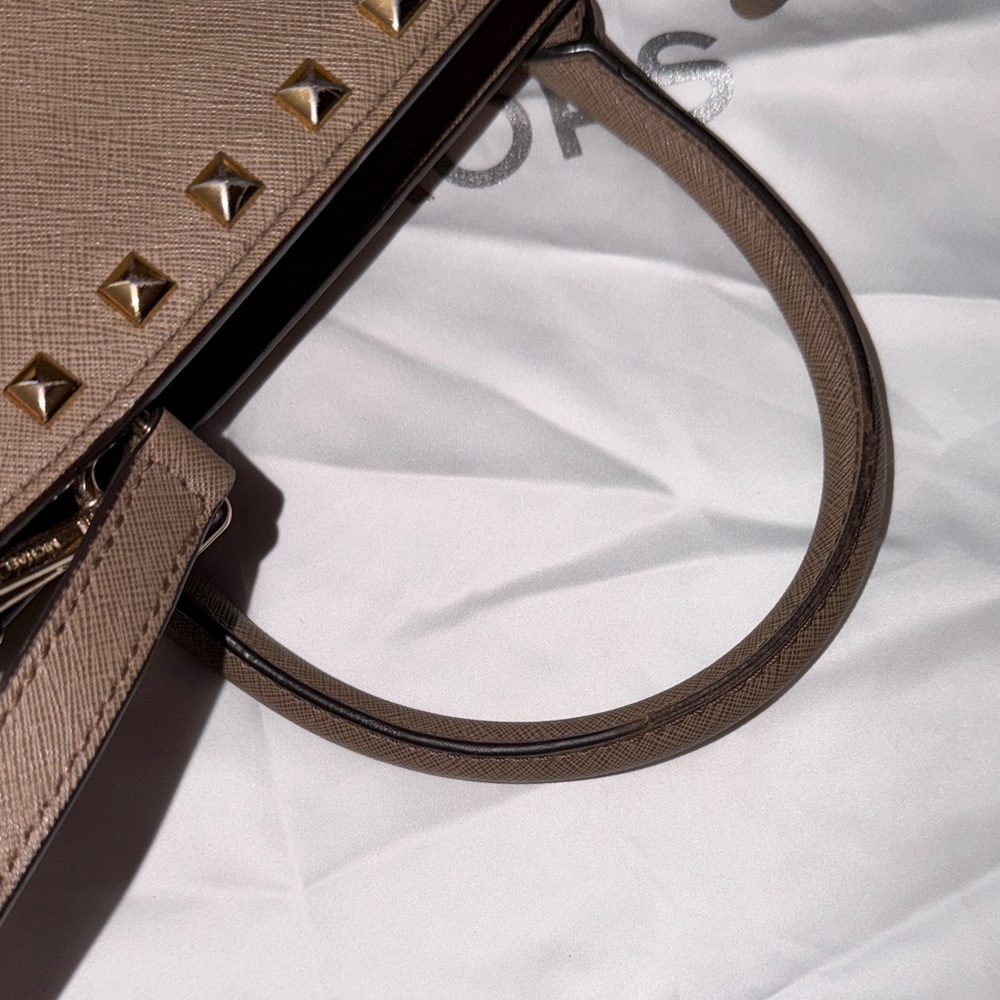 Michael Kors Studded Handbag - Picture 7 of 8